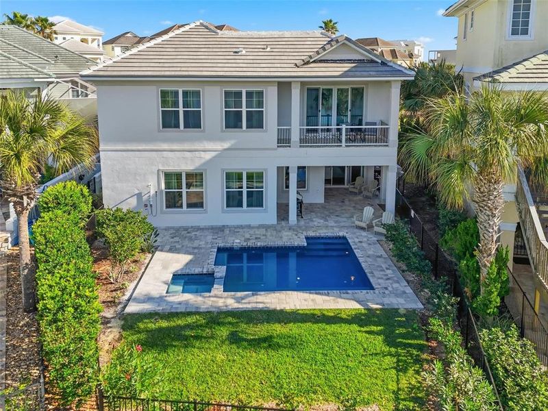 Exterior details and patio area of a home in , Palm Coast (Image 32). Exterior details and patio area of a home in , Palm Coast (Image 32).
