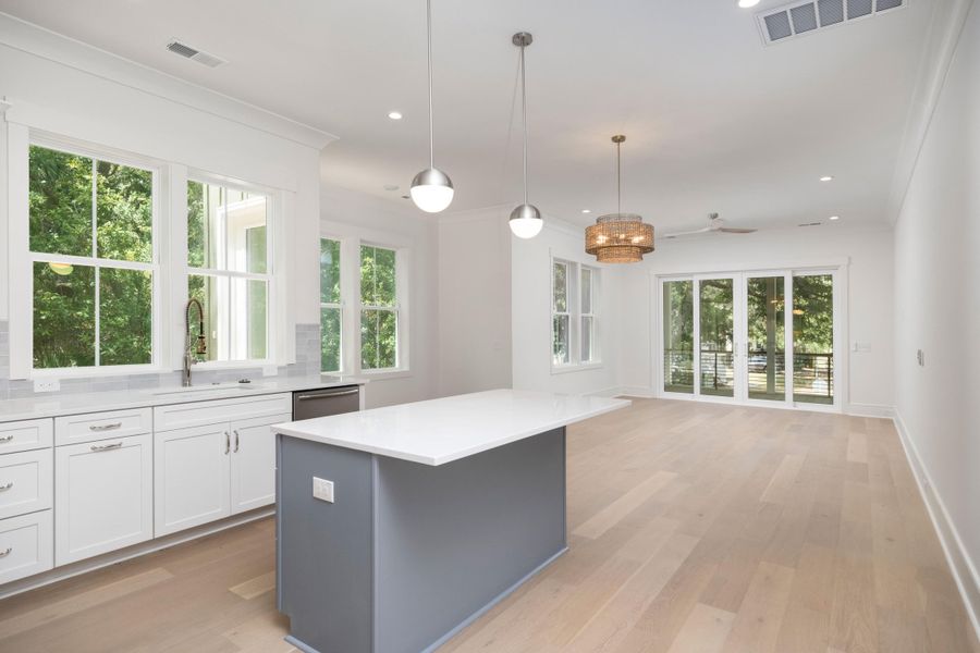 Furnished interior view inside a new home in , Edisto Island (Image 39).