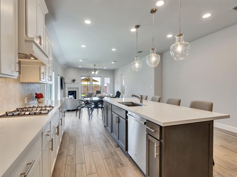 Furnished interior view inside a new home in Marvida, Cypress (Image 35).