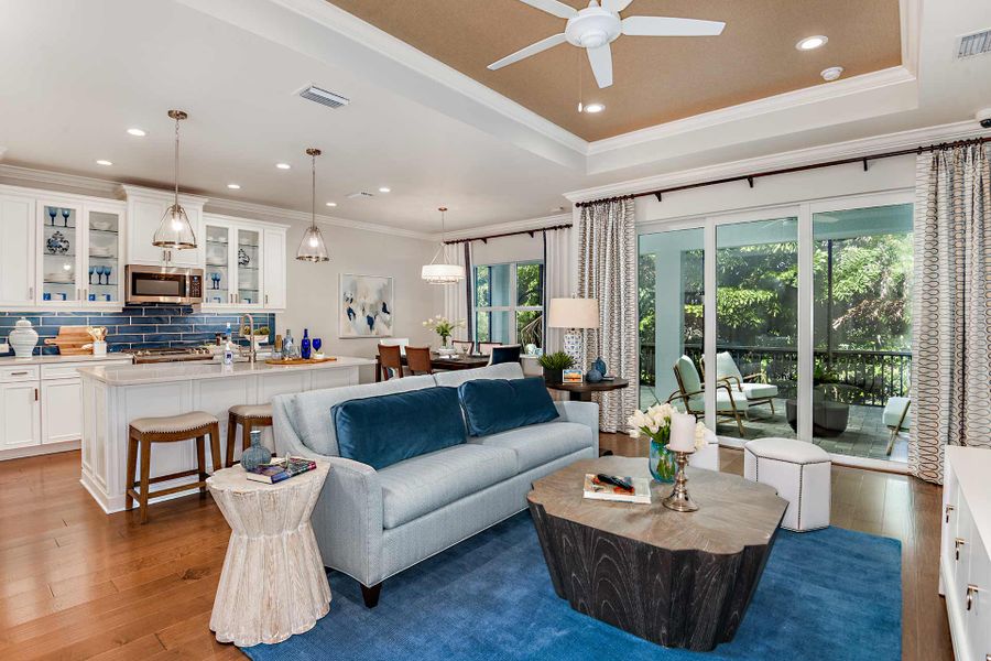 Furnished interior view inside a new home in Windward, Lakewood Ranch (Image 6).