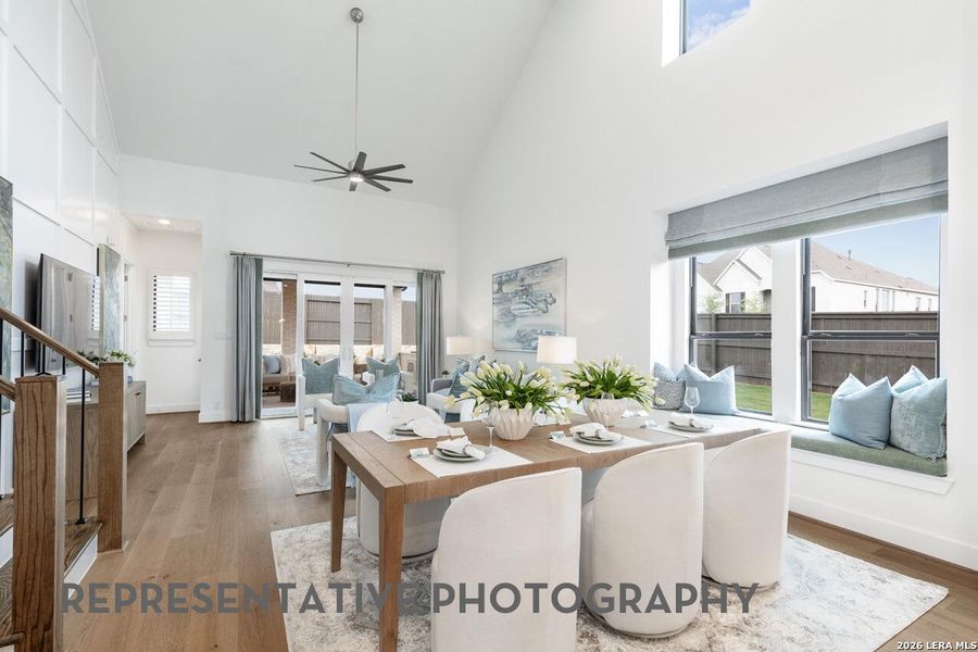 Furnished interior view inside a new home in Prominence, San Antonio (Image 18).