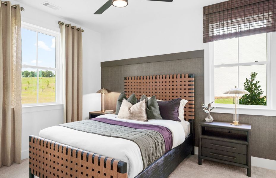Representative furnished interior of a home built from the Newlyn by Pulte Homes in Amherst, McDonough (Image 11).