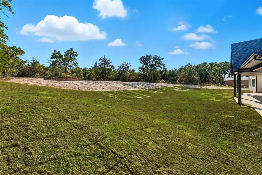 View of grassy yard View of grassy yard
