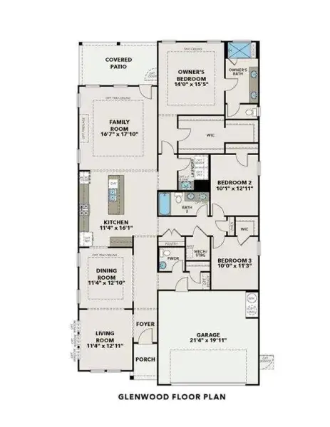 2D floor plan layout of this home in Kelly Preserve, Loganville, GA (Image 5). 2D floor plan layout of this home in Kelly Preserve, Loganville, GA (Image 5).