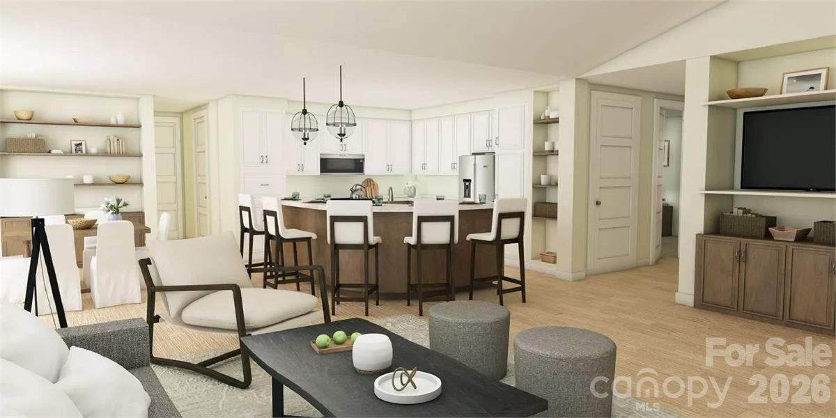 Furnished interior view inside a new home in , Sherrills Ford (Image 6).