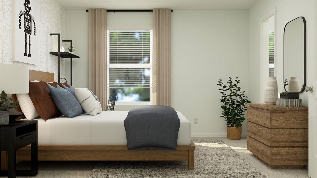 Furnished interior view inside a new home in Moore Landing, Magnolia (Image 4).
