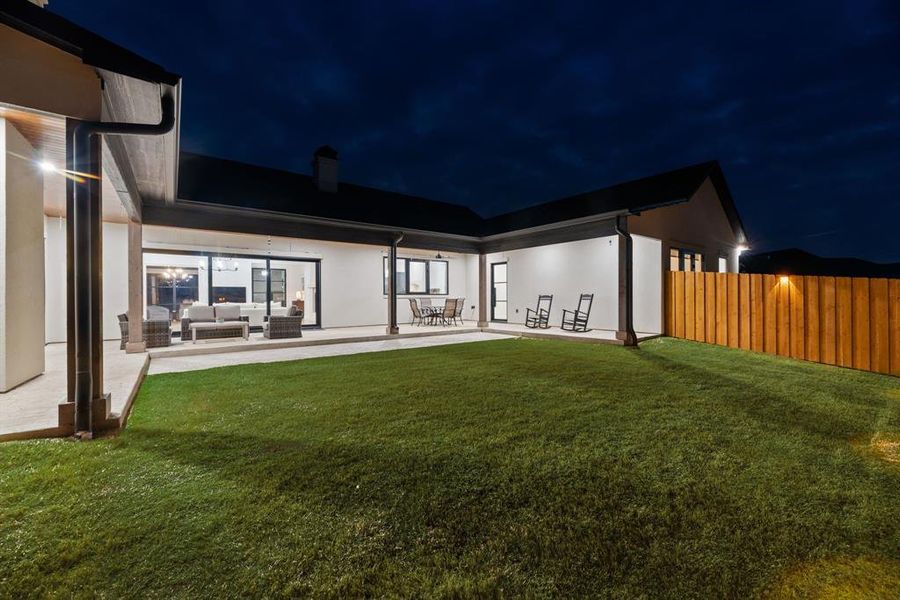 Exterior details and patio area of a home in , Krum (Image 21). Exterior details and patio area of a home in , Krum (Image 21).