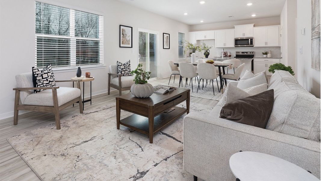 Furnished interior view inside a new home in Rydele Heights, Asheville (Image 11).