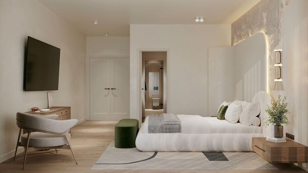 Furnished interior view inside a new home in , West Palm Beach (Image 8).