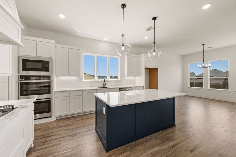Furnished interior view inside a new home in Parks of Aledo, Aledo (Image 7).