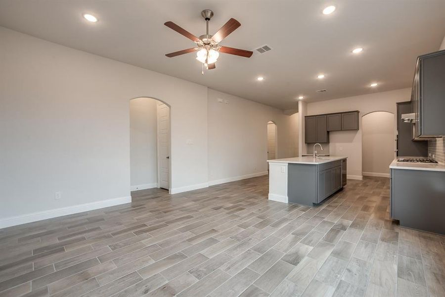 Beazer Homes Treeline Meridian Floorplan. This is not a photo of the actual home, but is a photo of the Meridian floorplan.