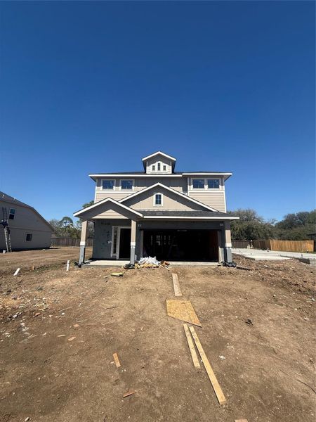 In-progress construction of a new home in , Houston, TX (Image 3).