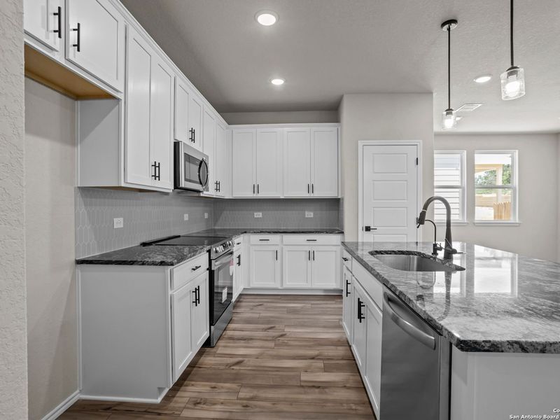 Furnished interior view inside a new home in Royal Crest, San Antonio (Image 8).