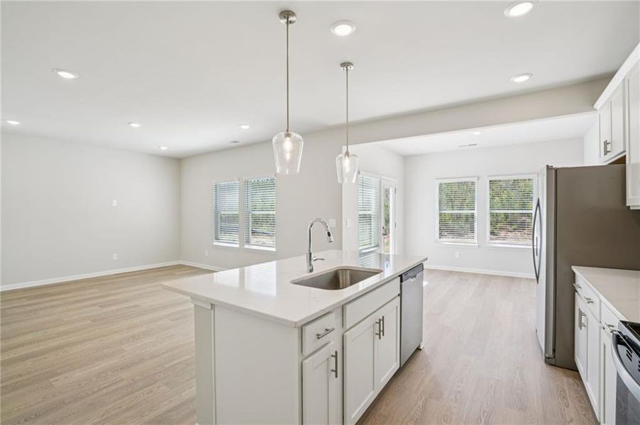 Furnished interior view inside a new home in Hawthorne Station, College Park (Image 14).
