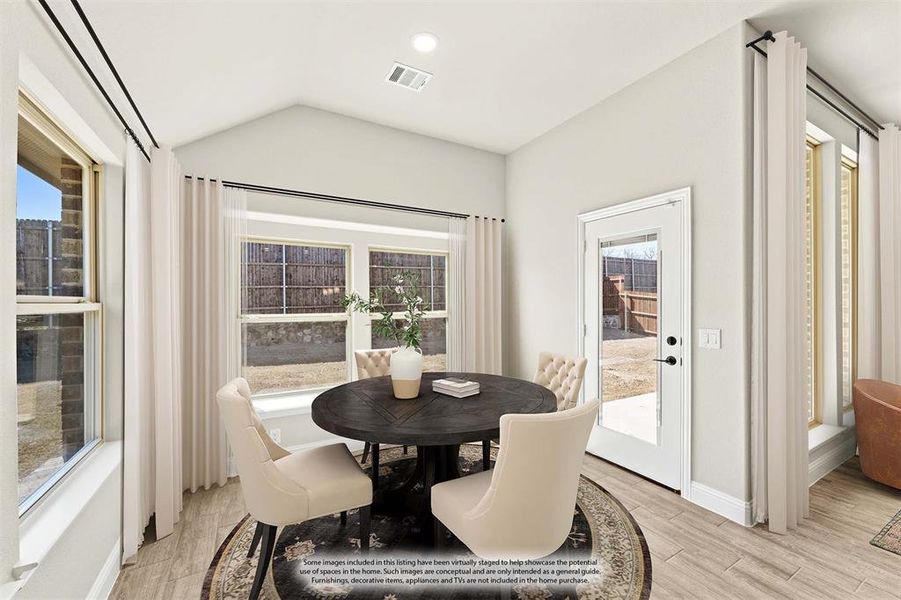 Furnished interior view inside a new home in The Oaks, Red Oak (Image 19).