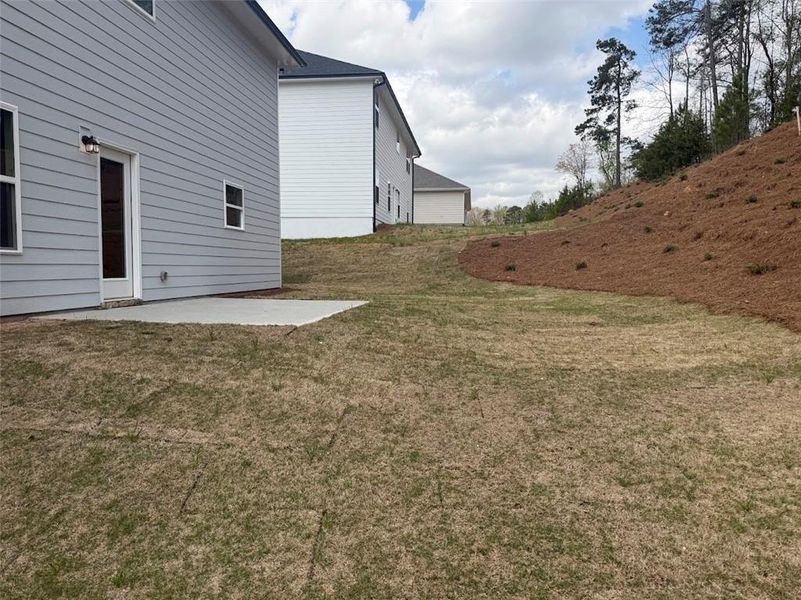 Exterior details and patio area of a home in Thunder Ridge, Dawsonville (Image 3). Exterior details and patio area of a home in Thunder Ridge, Dawsonville (Image 3).