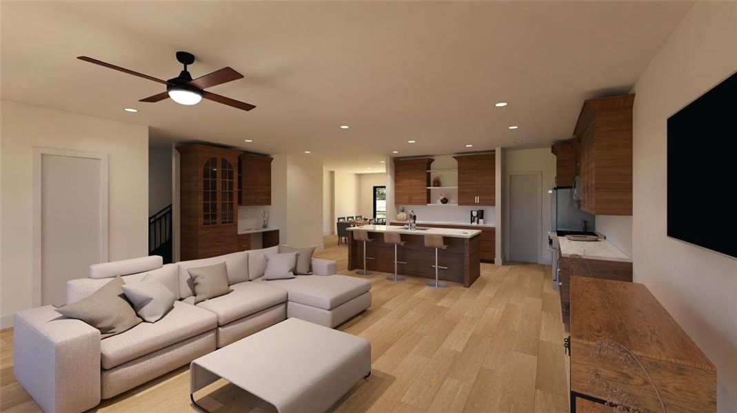Furnished interior view inside a new home in , Rockwall (Image 5).