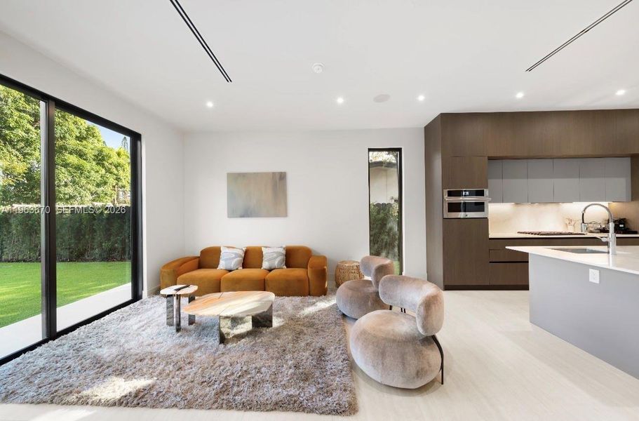 Furnished interior view inside a new home in , Miami (Image 24).