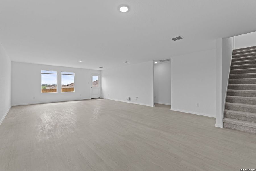 Spacious, unfurnished interior of a new home in Hightop Ridge, Converse (Image 16). Spacious, unfurnished interior of a new home in Hightop Ridge, Converse (Image 16).