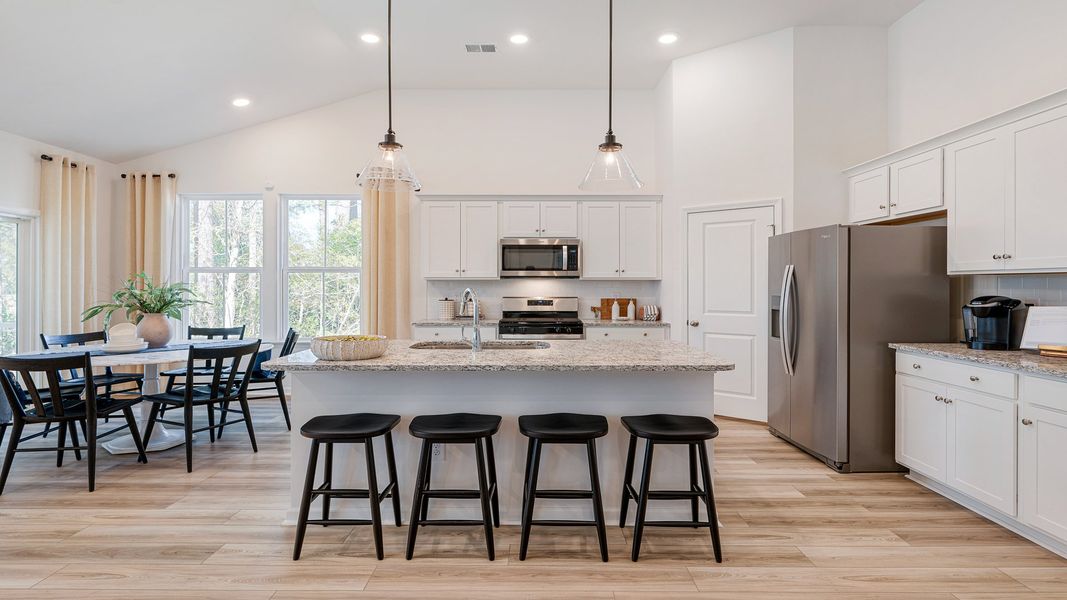 Representative furnished interior of a home built from the Avondale by DRB Homes in Bellerose, Gibsonville (Image 8). Representative furnished interior of a home built from the Avondale by DRB Homes in Bellerose, Gibsonville (Image 8).