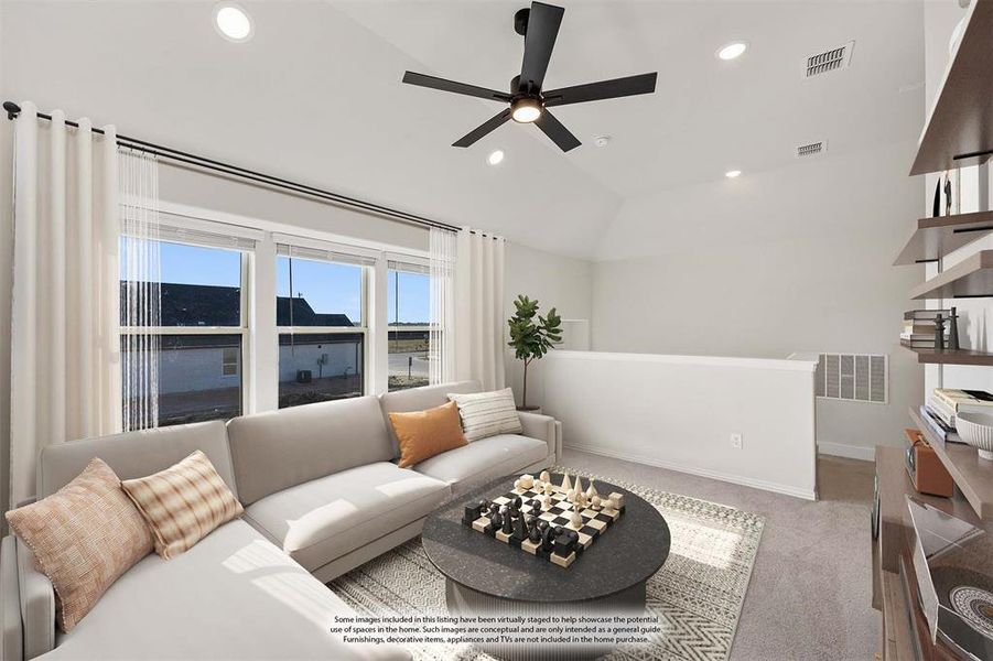 Furnished interior view inside a new home in Sonoma Verde, McLendon-Chisholm (Image 10).