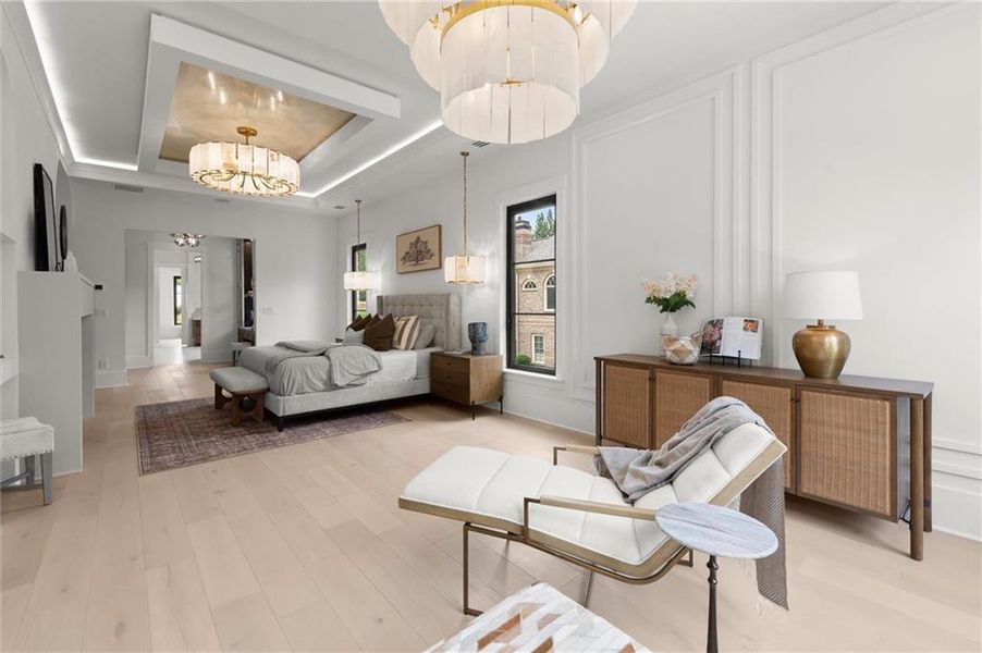 Furnished interior view inside a new home in , Alpharetta (Image 55).