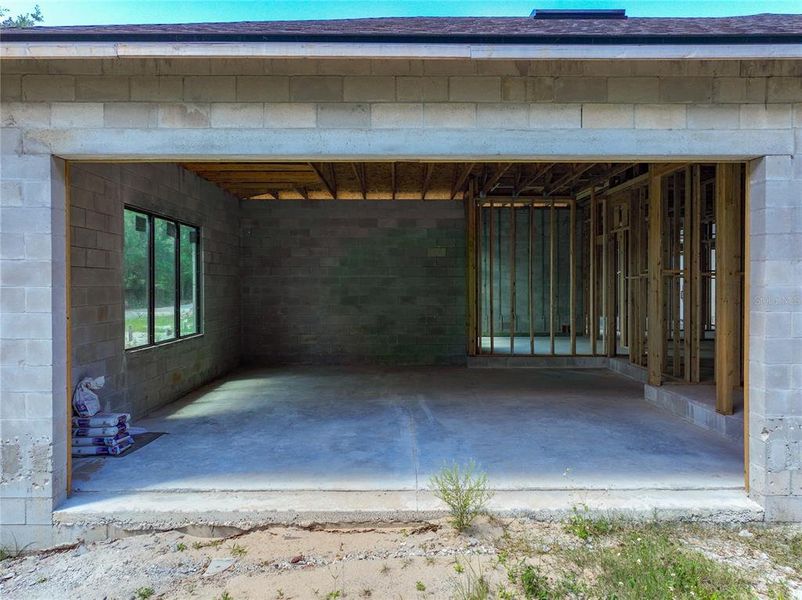 In-progress construction of a new home in , Oviedo, FL (Image 73).