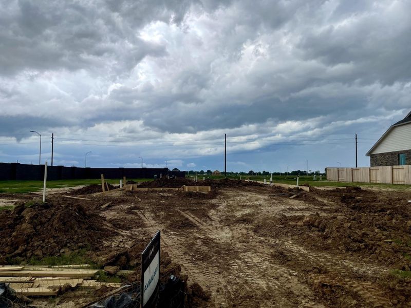 Site preparation for new homesites in Bergamo, Katy (Image 5).