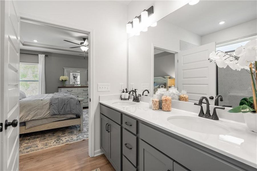 Furnished interior view inside a new home in Laurel Ridge, Rock Spring (Image 18).