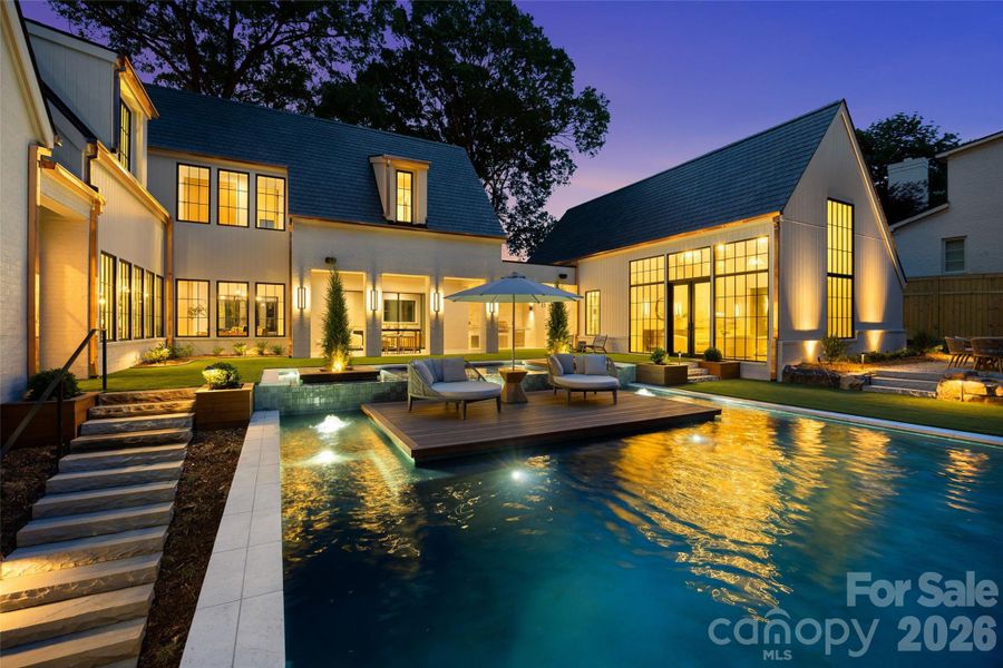 Exterior details and patio area of a home in , Charlotte (Image 25).