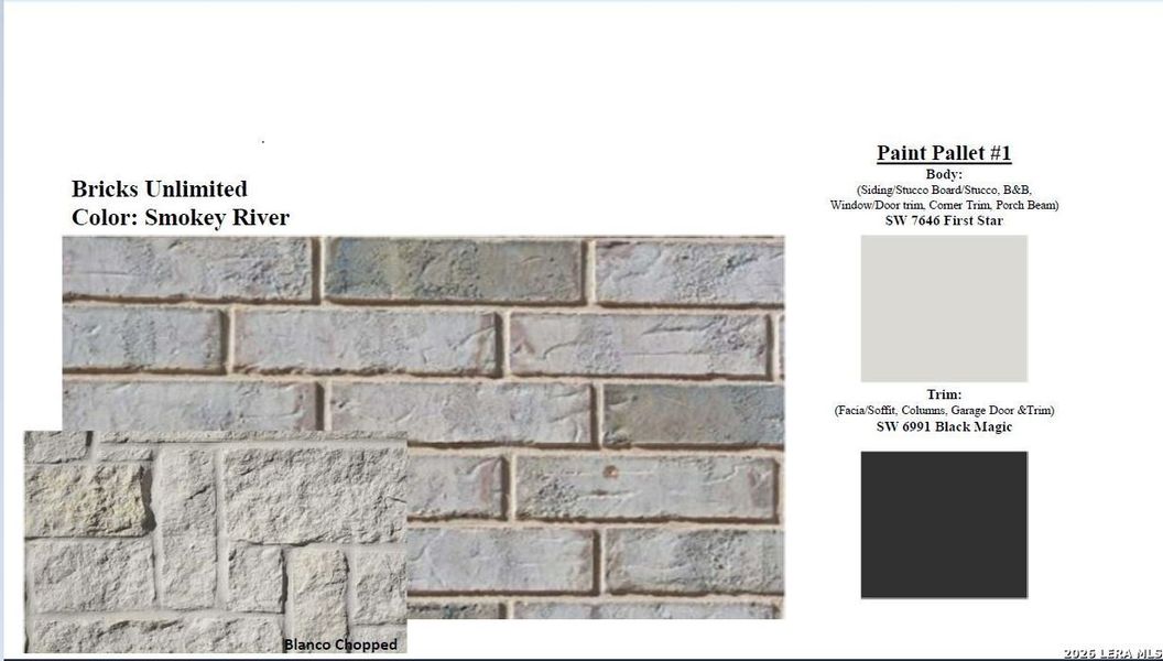 Sample of building materials used in homes in Summerlin, San Antonio (Image 4).