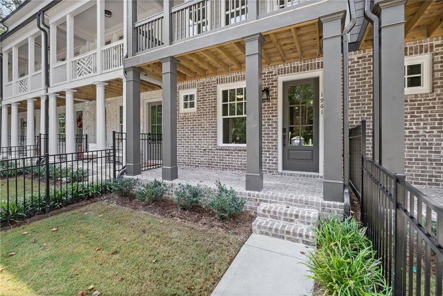 Exterior details and patio area of a home in , Kennesaw (Image 21).