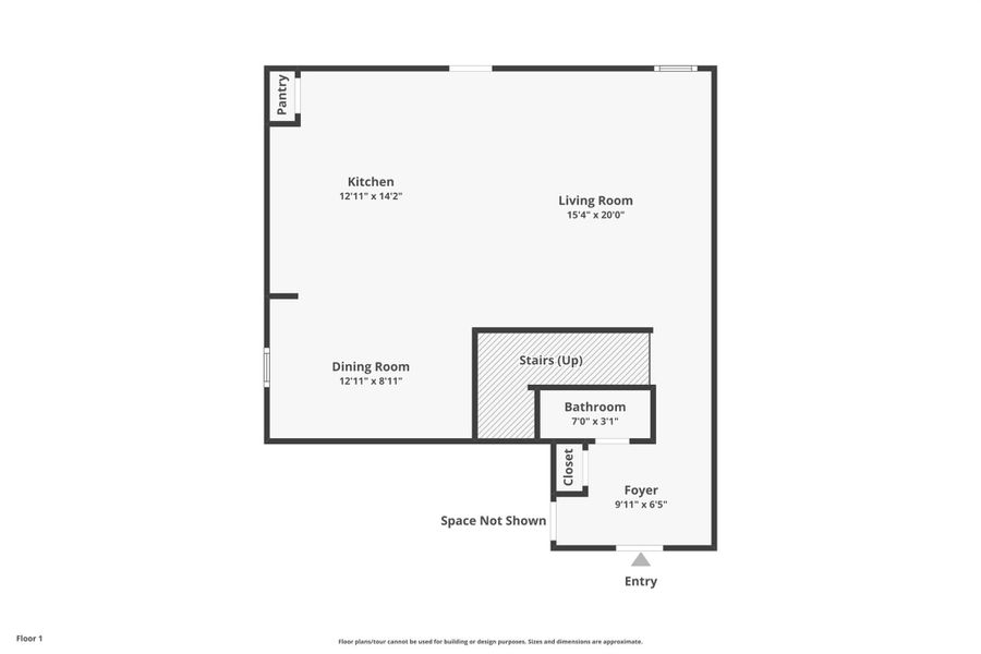 2D floor plan layout of this home in Bollinger, Maxwell, TX (Image 4).