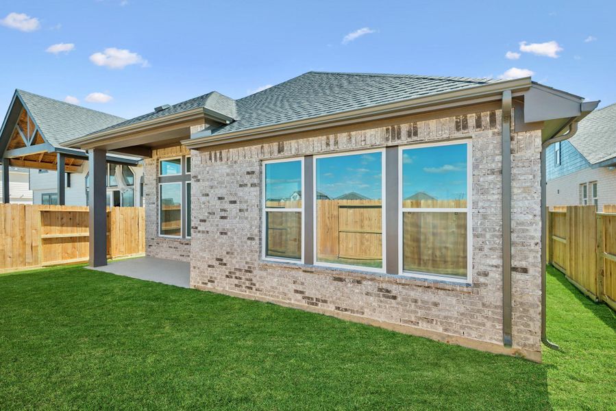 Exterior details and patio area of a home in Jubilee, Hockley (Image 3).