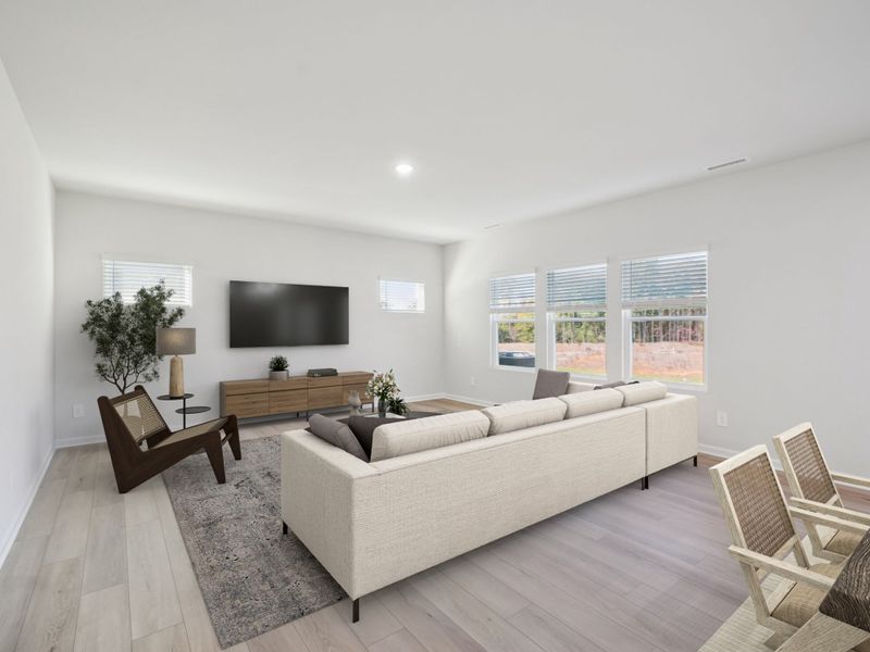 Furnished interior view inside a new home in Marshburn Landing - Signature Series, Wendell (Image 8).