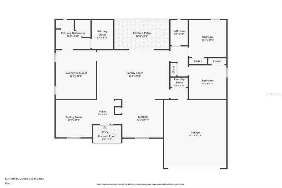 2D floor plan layout of this home in , Orange City, FL (Image 4).