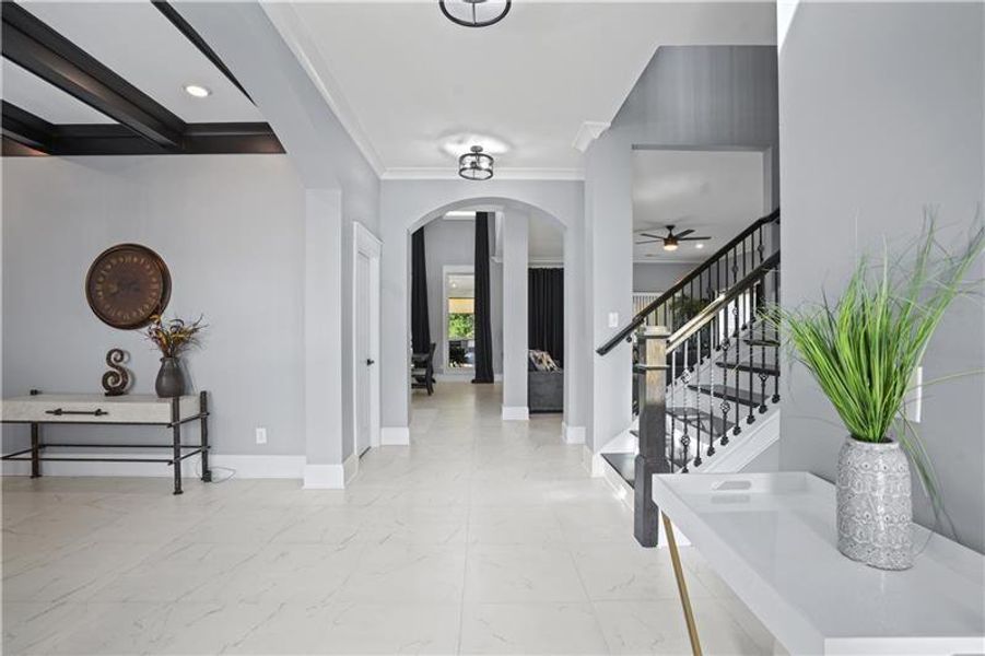 Furnished interior view inside a new home in , Acworth (Image 42). Furnished interior view inside a new home in , Acworth (Image 42).