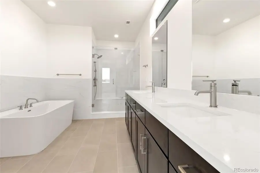 Furnished interior view inside a new home in Kitchel Lake at Serratoga Falls, Timnath (Image 5).