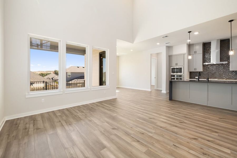 Spacious, unfurnished interior of a new home in Park Collection at Lariat, Liberty Hill (Image 27).