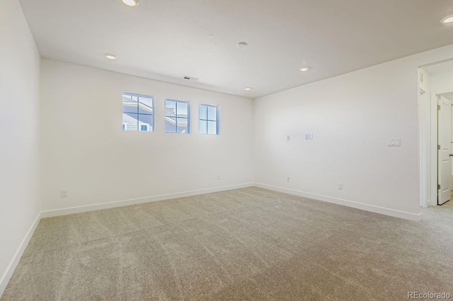 Spacious, unfurnished interior of a new home in Newlin Crossing: The Monarch Collection, Parker (Image 18). Spacious, unfurnished interior of a new home in Newlin Crossing: The Monarch Collection, Parker (Image 18).
