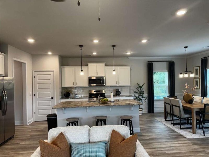 Furnished interior view inside a new home in Canterbury Villas, Carrollton (Image 8).