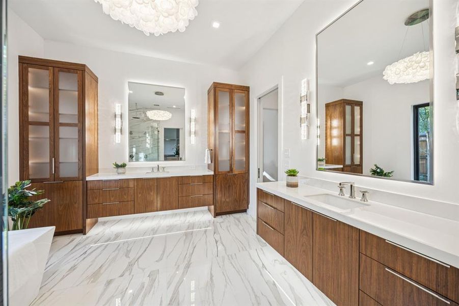 Furnished interior view inside a new home in , Southlake (Image 12). Furnished interior view inside a new home in , Southlake (Image 12).