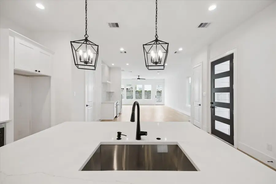 View from kitchen towards living area View from kitchen towards living area