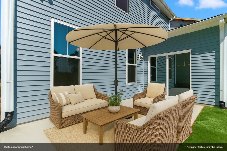 Furnished interior view inside a new home in Renaissance at White Oak, Garner (Image 8).
