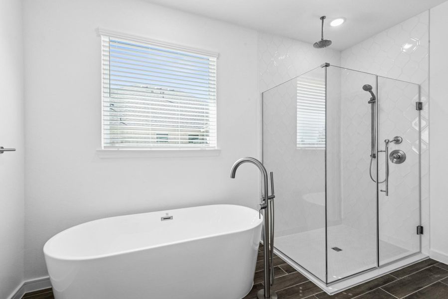 Serene primary bath (*Photo not of actual home and used for illustration purposes only.)