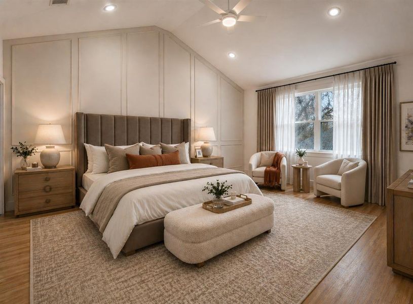 Furnished interior view inside a new home in , Dallas (Image 5).