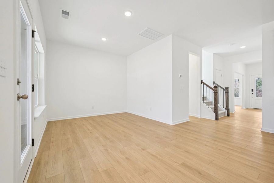 Breakfast Area featuring the AW Collection® Sapphire - Sunlit space with bright, vivid layers.