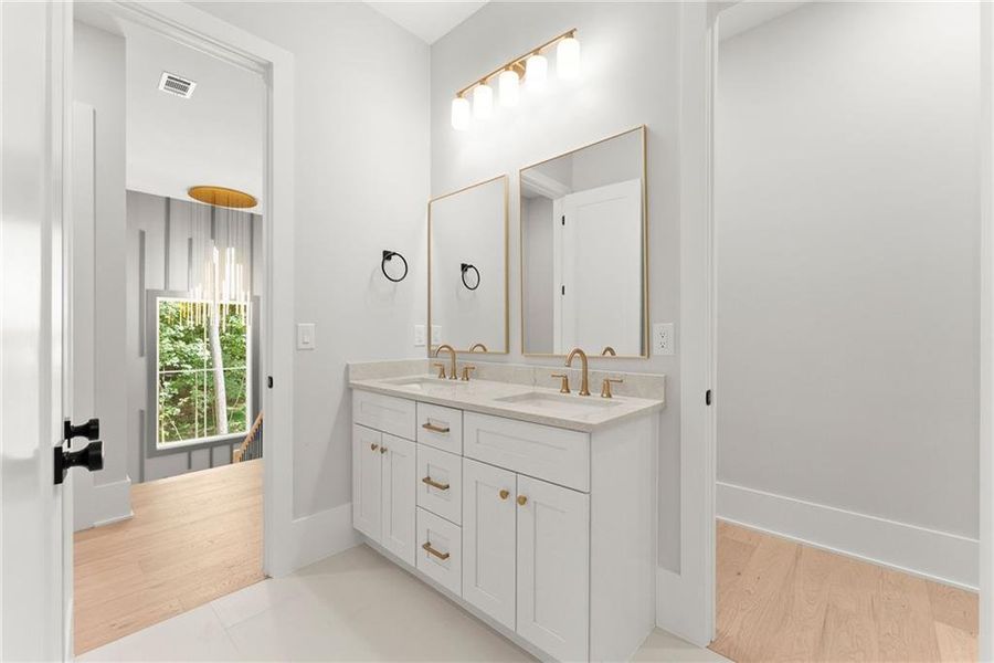 Furnished interior view inside a new home in , Cumming (Image 35).