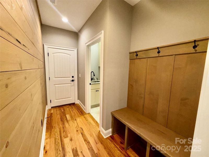 Mud Room to Laundry Room and Garage