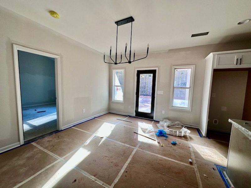 In-progress construction of a new home in Forrest Farms, Greenville, GA (Image 7).